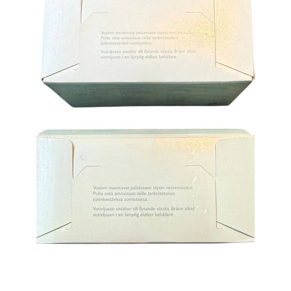 PartyLite Orange Yellow Mojito; Guava & Papaya Votive Candles 2 Boxes 6 Candles